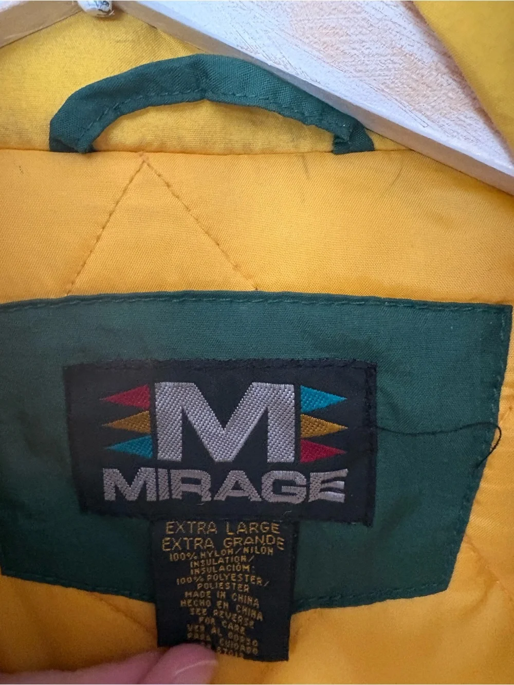 Vintage Green & Gold Packers Winter Jacket